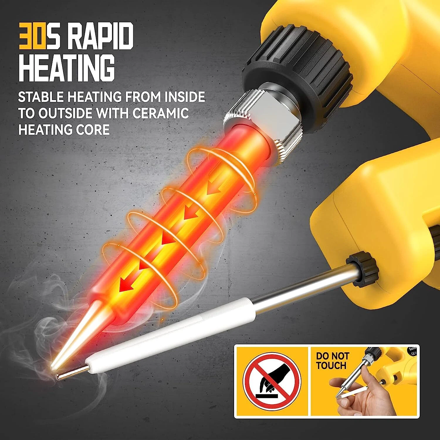 Cordless Solder Iron Gun Soldering Iron Kit Welding Tool For DeWalt 20v Battery
