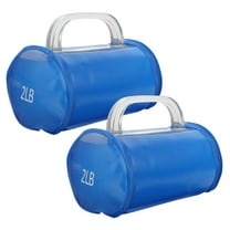 CTIRCHIU 2Pcs Blue Water Filled Dumbbells Adjustable Weight Fitness Tool for Home and Outdoor Exercise