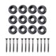 thumbnail image 1 of 3 juegos (12 piezas) Férulas de montaje de juntas de cuello de guitra baja shamjiam férulas de montaje de cuello bajo, 1 of 8