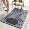 thumbnail image 4 of Multifunctional Bathroom Shower Mat with Strong Suction Cups, Water-Resistant Massage Foot Pad, Non-Slip Safety Floor Mat for Bathroom, Easy to Clean, 4 of 5