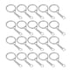 thumbnail image 3 of 20 Piezas Portátil Monedero Llavero Monedas Llavero Llavero con Cadena Platino Zulema llaveros con cadena, 3 of 8