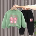 thumbnail image 2 of TAmten Girls Outfit Sets 2 Pieces Long Sleeve Pullover Printed Girls Clothing Sets Size 5-6 Years, 2 of 4