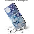 thumbnail image 5 of Wallet Case for Samsung Galaxy A53 5G, Colorful Painted Premium PU Leather Cute Flip Cover with Card Holder & Kickstand Phone Case for Samsung Galaxy A53 5G Wolf Under Moon, 5 of 14