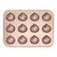thumbnail image 2 of Molde Para Pasteles Para Muffins, En Forma De Castaña, Fácil De Limpiar, Molde Para Dulces, Acero Al Carbono Antiadherente Multiusos, 12 Orificios Para Pudines Y Postres, 2 of 7