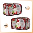 thumbnail image 3 of Gaeub Gnome And Buffalo Plaid Print 2 Slice Toaster Cover, Toaster Bags,Small Appliance Toaster Cover for Kitchen,Toaster Oven Dustproof Cover, 3 of 7
