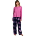 thumbnail image 4 of U.S. Polo Assn. Women's Holiday Giftable Long Sleeve Top and Plush Pant Pajama Sleep Set, 2-Piece, Sizes S-3X, 4 of 7