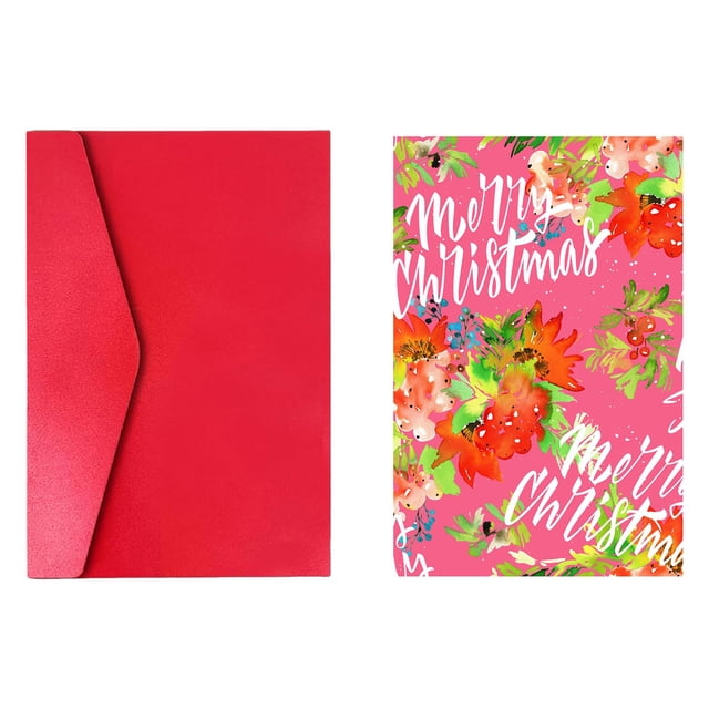 Festive Christmas Greeting Cards with Envelopes: Unique Designs To Spread Holiday Cheer and Joy for Family and Friends