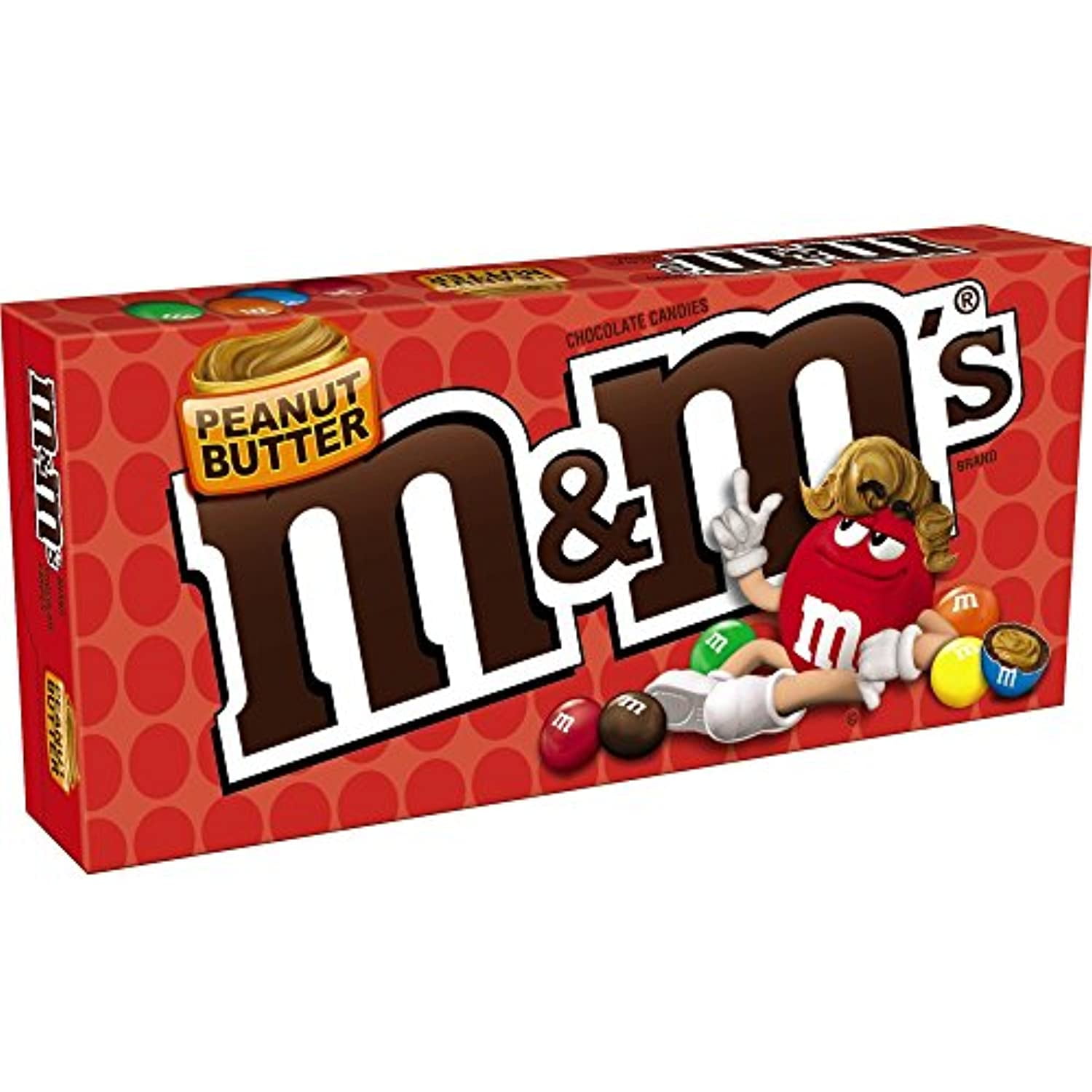 M&M's Peanut Butter Chocolate Candies Theatre Pack - 3oz