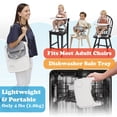 thumbnail image 4 of SproutSeat Feeding Booster Seat - Black and White - Ages 6-36 Months, 4 of 6