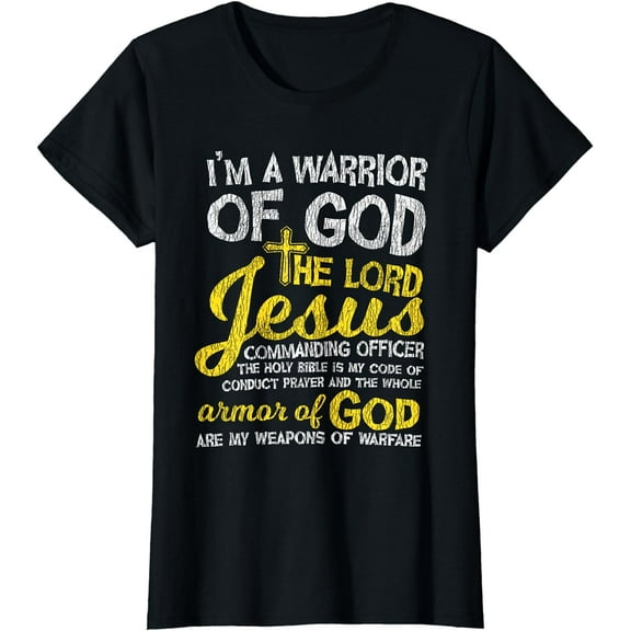 The Lord Jesus Armor Of God Cross Faith Christian Bible Gift T-Shirt