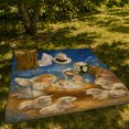 thumbnail image 7 of Traditional decorative motif Scene Holy Family Angel Lambs Peaceful, Warm Flannel Blanket for Living Room and Family Room, Festive decorative motif Scene, Art Lovers Christmas Gift, 7 of 7