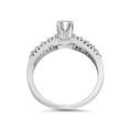thumbnail image 2 of 5/8ct Pave Diamond Engagement Ring 14K White Gold, 2 of 3