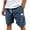 AG10_Navy, variant on Lumtrix Men's Loose Fitted Corduroy Shorts Casual Elastic Waist Drawstring Long Shorts with Pockets Navy 2XL