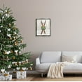 thumbnail image 2 of Stupell Industries Winter Skis Holiday Wreath Graphic Art Luster Gray Floating Framed Canvas Print Wall Art, Design by Jennifer Pugh, 2 of 6