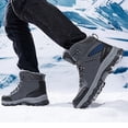 thumbnail image 4 of Xmyrz Snow Boots For Men Waterproof Classic Lightweight Skin-Friendly Mid Claf Outdoor Wide Calf Boots Winter Boots Mens Shoes, 4 of 8