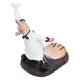thumbnail image 4 of Adorno De Chef De Resina, Estatua De Chef De Resina Portátil Decorativa Para Sala De Estar Para Gabinete De Vino Para Cafetería Para Barra De Bar Para Cocina ANGGREK Resin Chef Statue, 4 of 8