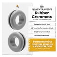 thumbnail image 2 of Fermentaholics Gray Airlock Fermentation Replacement Grommets for Fermenter Lid – 20 Pack: Grommet Fits 1/2 Inch Hole, For Standard 3/8 in Airlocks, Beer, Wine, Cider, Mead, Fermented Foods, & More, 2 of 8
