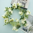 thumbnail image 3 of EIMELI 2Pcs Cherry Blossom Artificial Vine Realistic Imitation Cherry Blossom Rattan No Fading Fake Cherry Blossom Vine Reusable Fake Cherry Blossom Hanging Flower Vine for Home Garden, 3 of 8