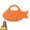 Orange, variant on Waterproof Fish Clutch Bag, PVC Jelly Tote for Women, Summer Beach Bag for Pool, Party & Daily Use