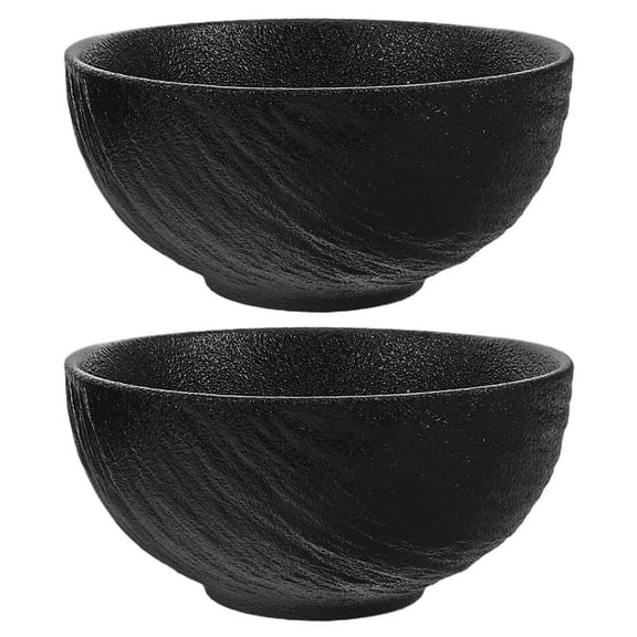 WORGEOUS 2pcs Modern Ceramic Bowls Rock Texture Serving Bowls Pasta Bowls Porcelain Soup Bowls Kitchen Bowls For Family Gatherings And Daily Use