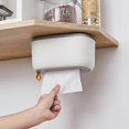 thumbnail image 2 of Multifunctional Wall Mounted Wet Towel Holder Wet And Dry Tissue Box - White Gray, 2 of 2