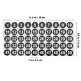 thumbnail image 2 of LOLIPPYY Black Adhesive Number Labels Stickers for Office, Storage, Gym, Classification, and Easy Identification - Multi-Use Tags, 2 of 6