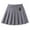 Gray, variant on THDHVS Uniform Skirts for Girls,Pleated Skirt,Girls' Uniform Performance Pleated Skorts Black 11-12 Years