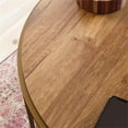 thumbnail image 5 of Pemberly Row Mid-Century Engineered Wood Coffee Table in Natural, 5 of 7