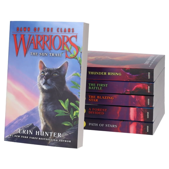 Warrior Cats by Erin Hunter: Dawn of the Clans Prequel 6 Books- Ages 8-12 - Paperback
