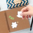 thumbnail image 3 of OULII Scrapbook Wedding Album Scrapbook Photo Albums Thick Kraft Paper Black 1Set for Parents Photo Storage, 3 of 8