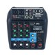 thumbnail image 1 of Consola de mezclado Irfora Consola de mezcla de sonido BT de 4 canales portátil Mezclador de audio digital Efectos de reverberación incorporados para la grabación de la red de DJ Transmisión en vivo Irfora Consola de mezclado, 1 of 7