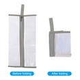 thumbnail image 4 of Shoe Bags for Travel, Foldable Transparent Shoes Pouch, Gray 4 Pack, 4 of 6