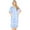 Blue, variant on House Dresses for Women with Pockets - Lightweight Breathable Short Sleeve Muumuu & Nightgowns - Snap Front Housecoat and Dusters for Women