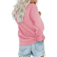 thumbnail image 5 of MOSHU Casual Womens Sweatshirts Crewneck Long Sleeve Tops Oversized Pullover Sweatshirt for Women, 5 of 10