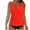 Orange, variant on WREESH Women's Tiered Ruffle Blouson Tankini Two-Piece Swimsuit Tummy Control Adjustable Straps High Waisted Swim Shorts Olive Green