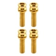 thumbnail image 1 of 4 piezas de tornillos de titanio para vástago de manillar de bicicleta M6, accesorio de repuesto para bicicleta M5 17, 1 of 8