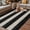 Black, variant on Black White Striped Outdoor Rug for Patio/Deck/Porch, Non-Slip Large Area Rug 5 x 8 Ft, Farmhouse Vintage Shabby Chic Wood Grain Indoor Outdoor Rugs Washable Area Rugs, Camping Rug Carpet Runner