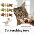 thumbnail image 5 of Natural Fishbone Cat Dental Toy, 7In Cat Chew Toy with Catnip & Natural Silvervine, Healthy Teeth Cleaning Dental Chew for Indoor Cats and All Cat Breeds with Edible Design, 5 of 6