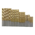 thumbnail image 3 of LOVIVER 100 Pièces Titane Enduit Foret de Torsion Accessoires Polyvalents Droite, 3 of 8