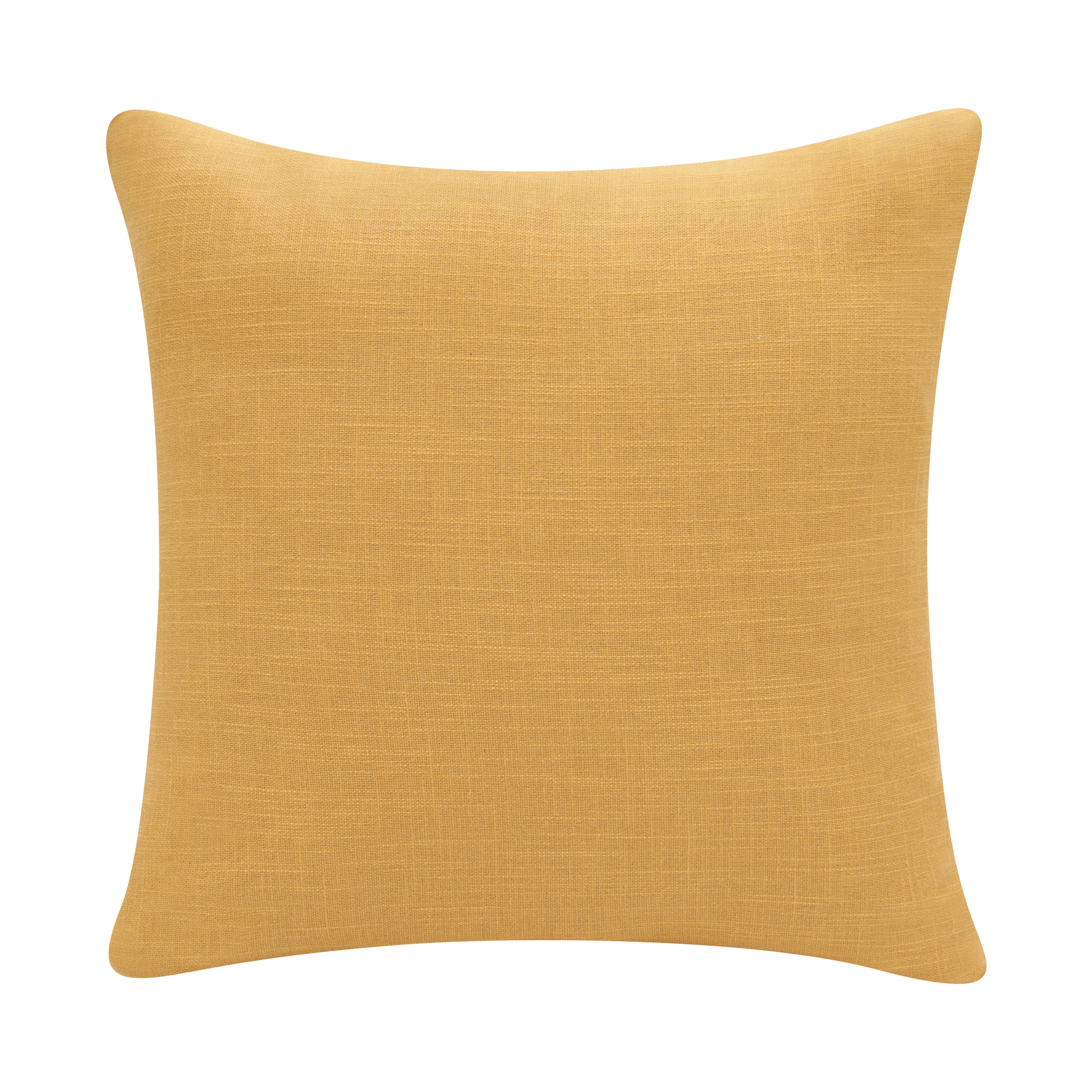 Harlow Hill Stacy Garcia 24" x 24" Ochre/ivory Abstract Cotton Adult Decorative Throw Pillow Cover