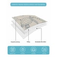 thumbnail image 4 of Quilts Queen Size Bedding Set, Turtle Coastal Reversible Summer Quilt 3 Pieces, Nautical Summer Beach Coral Jellyfish Rustic Lightweight Bedspreads Coverlets with 2 Pillow Shams for All Seasons, 4 of 5