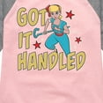 thumbnail image 3 of Toy Story 4 - Got It Handled - Toddler & Youth Girls Raglan Graphic T-Shirt, 3 of 4