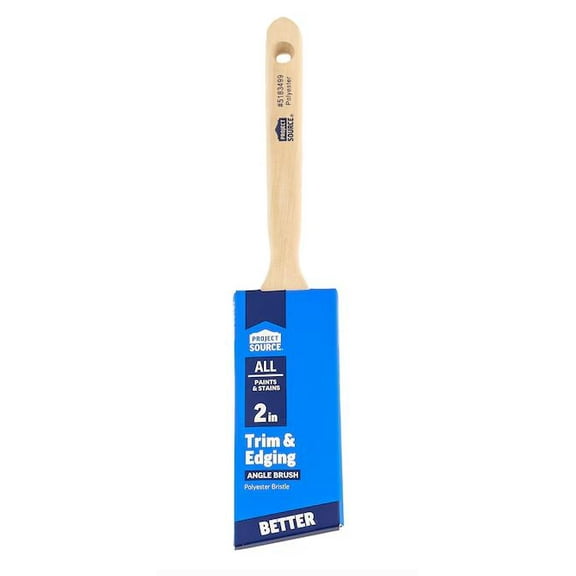 Project Source Better All Paints and Stains 2-in Reusable Polyester Angle Trim brush