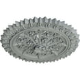thumbnail image 3 of Ekena Millwork 24 3/4"OD 1 3/8"ID x 3 1/4"P Lariah Ceiling Medallion (Fits Canopies up to 1 3/8"), 3 of 11