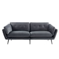 thumbnail image 6 of Divani Casa Cody Modern Polyester Fabric & Metal Upholstered Sofa in Dark Gray, 6 of 6