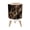 Color 5, variant on Small Trash Can with Lid dark brown marble stone white spots 1.8 Gallon Dog Proof Trash Can Round Garbage Can Waste Bin Wastebasket for Bathroom Bedroom Living Room