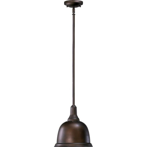 1 Light Dome Pendant in Transitional Style 10 inches Wide By 15.5 inches High Bailey Street Home 183-Bel-3399769
