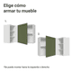thumbnail image 4 of Alacena Gabinete Superior De Esquina Cocina Madesa Vik BV, 4 of 5