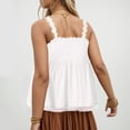 thumbnail image 5 of NIEWTR Sleeveless Tops for WomenSummer Ribbed Tank Top Fitted Shirts Basic Tees Cute Spring Going Out Y2k Clothes Womens Tank Summer Tank (M,A157-White), 5 of 7