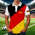 thumbnail image 3 of Family Matching Soccer Jersey T Shirts for Men Boys Germany Flag Printed Short Sleeve Football Fan Tops, 3 of 4